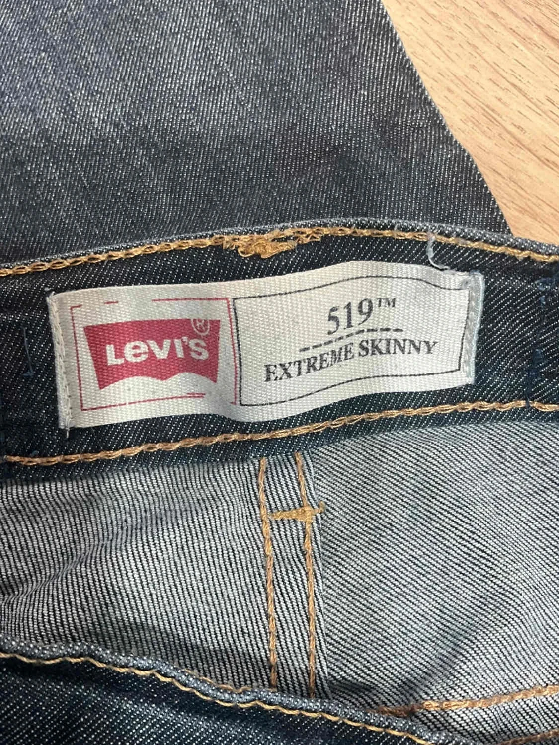 Jean Levi's 519 Extreme Skinny Taille 14 Y2k Coton Bleu Foncé Lvf 022 – photo 11